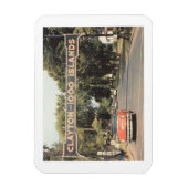 Clayton Thousand Islands NY, 1959 stijl Magneet (Verticaal)