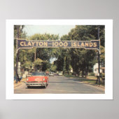 Clayton Thousand Islands NY, 1959  stijl Poster (Voorkant)