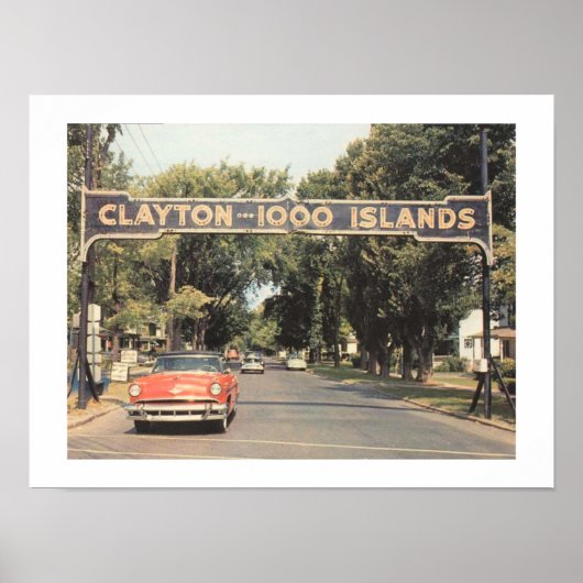 Clayton Thousand Islands NY, 1959  stijl Poster (Voorkant)