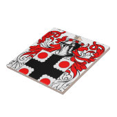 Clayton wapenschild tegeltje (Zijkant)