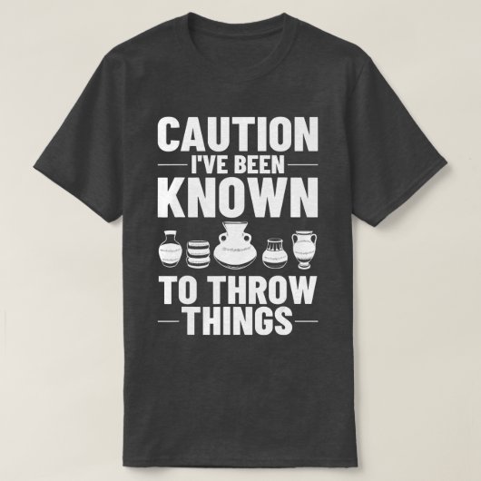 Clayware Clay Ceramicist Sculpture Ceramics Potter T-shirt (Design voorkant)