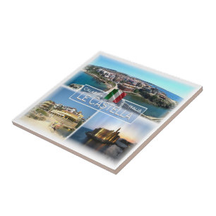 CLB009 LE CASTELLA, Calabrië, Italië, Tegeltje