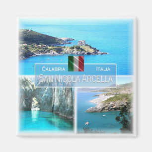 CLB011 SAN NICOLA ARCELLA - Calabria - Fridge Magneet