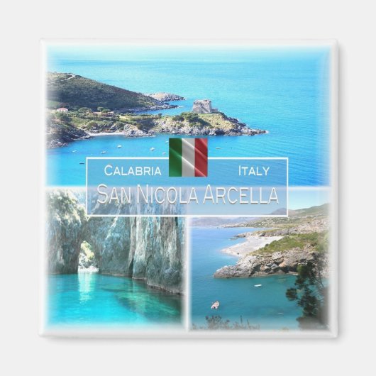 CLB012 SAN NICOLA ARCELLA - Calabria - Fridge Magneet (Voorkant)
