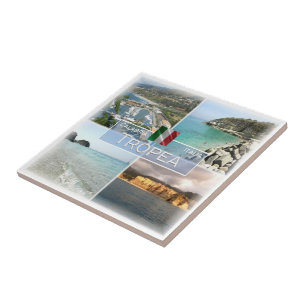 CLB013 TROPEA, Calabrië, Italië, Tegeltje