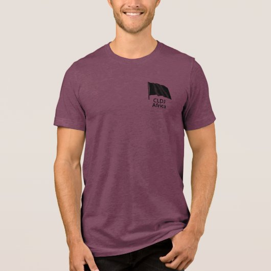 CLDJ Black Flag Tri-blend T-shirt (Voorkant)