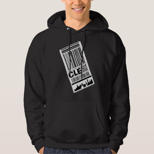 CLE Bagagelabel Hoodie (Voorkant)