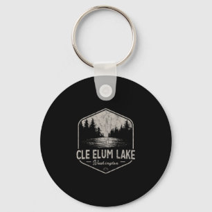 Cle Elum Lake Washington Buiten Activiteiten Vinta Sleutelhanger