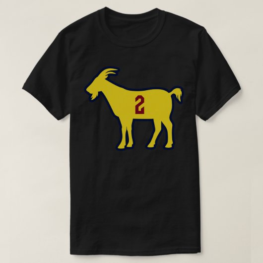 CLE GOAT 2 Navy T-shirt (Design voorkant)