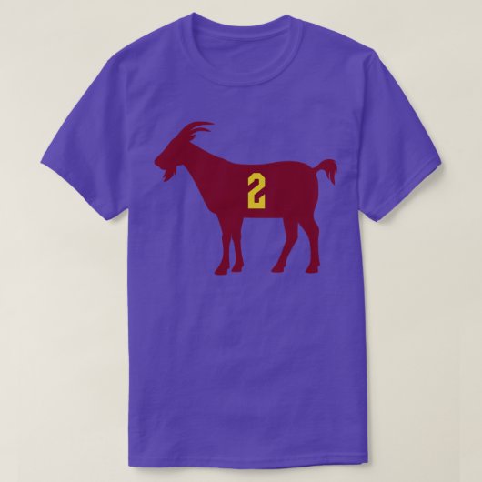 CLE GOAT 2 Wit T-shirt (Design voorkant)