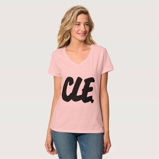 CLE-letters T-shirt (Voorkant volledig)