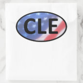 CLE Oval Sticker (Tas)