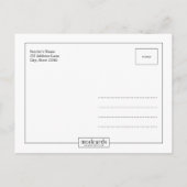 CLEAN 1 foto Sla het datum Briefkaart op (Achterkant)