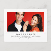 CLEAN 1 foto Sla het datum Briefkaart op (Voorkant)