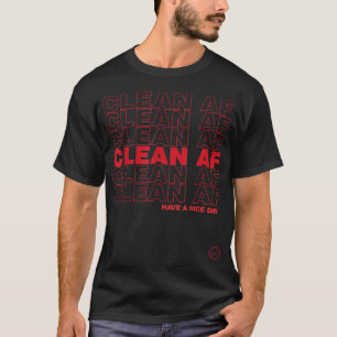 Clean AF Narcotics Anonymous T Shirten NA AA T-shirt