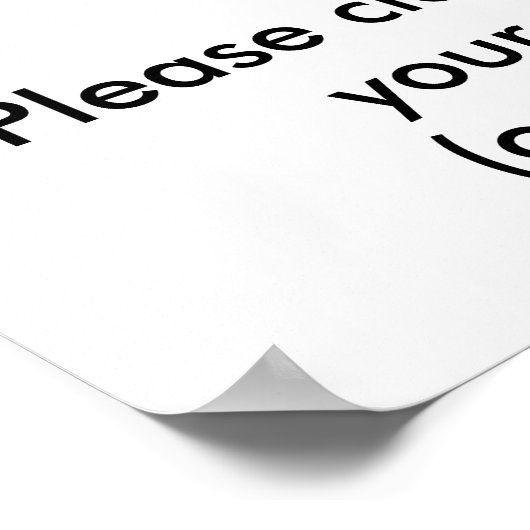 Clean after your dog! NO DOG POOP please! - POSTER (Hoek)