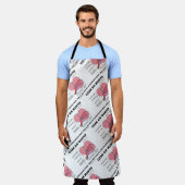 Clean Air wilde omdat rook de Alveoli-Humor roken Schort (Gedragen)