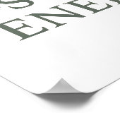 Clean and Simple "Kind Soul Energy" Poster (Hoek)