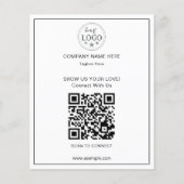 Clean and Simple QR Code Business Flyer for Client (Voorkant)
