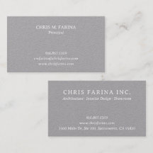 Clean Architect's Business Card