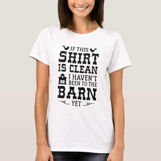 Clean Barn T-shirt (Voorkant)