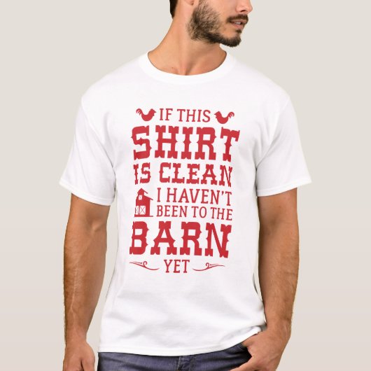 Clean Barn T-shirt (Voorkant)