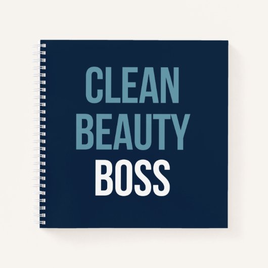 Clean Beauty Boss Notitieboek voor Beautycounter (Voorkant)