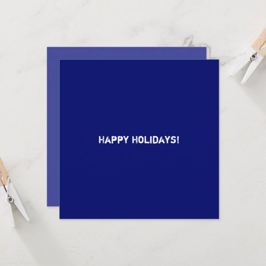 Clean Blue Corporate QR-code Kaart (Voorkant / Achterkant in situ)