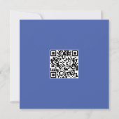 Clean Blue Corporate QR-code Kaart (Achterkant)