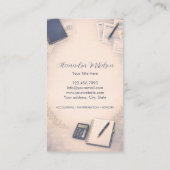 Clean Bookkeeping Office Branding Visitekaartje (Achterkant)