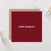 Clean Bordeaux Corporate QR Code Kaart (Voorkant / Achterkant in situ)