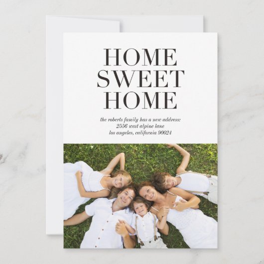 Clean Classic | Moderne aankondiging van fotobeweg (Voorkant)