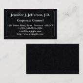 Clean Corporate Counsel Visitekaartje (Voorkant / Achterkant)