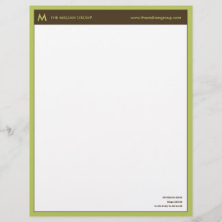 Clean Corporate Letterhead Gepersonaliseerd Briefhoofd