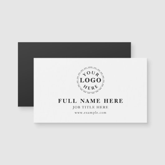 Clean Design Magnetic Business Card (Voorkant / Achterkant)