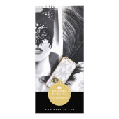 Clean Design Rack Card - Mode fotografie Reclamekaart (Voorkant)