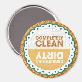 Clean Dirty Dishwaser Magnet (Voorkant / Achterkant)