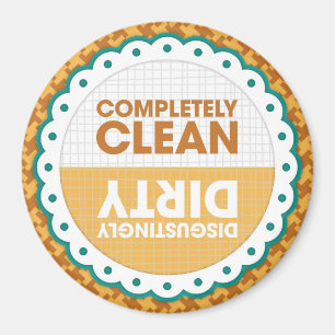 Clean Dirty Dishwaser Magnet