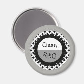 Clean Dirty Dishwaser Magnet (Voorkant / Achterkant)