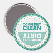 Clean Dirty Dishwaser Magnet (Voorkant / Achterkant)