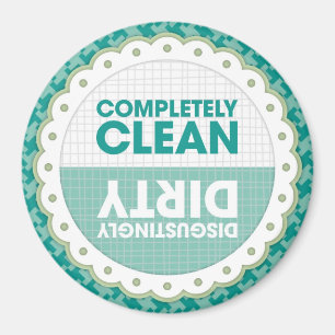 Clean Dirty Dishwaser Magnet