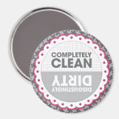 Clean Dirty Dishwaser Magnet (Voorkant / Achterkant)