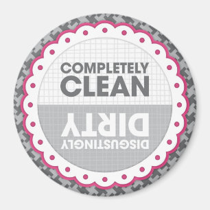 Clean Dirty Dishwaser Magnet