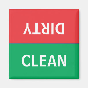Clean Dirty Dishwaser Magnet
