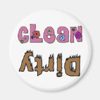 Clean Dirty Dishwaser Magnet