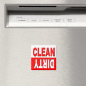 Clean Dirty Dishwasher magnet (Insitu (Vaatwasser))