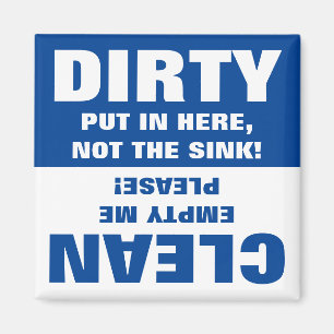 Clean Dirty Dishwasher magnet