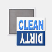 Clean Dirty Dishwasher magnet (Voorkant / Achterkant)