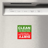 Clean Dirty Dishwasher magnet (Insitu (Vaatwasser))