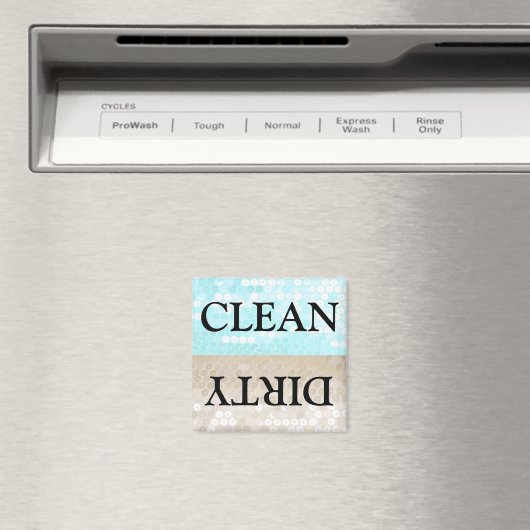 Clean Dirty Dishwasher magnet (Insitu (Vaatwasser))